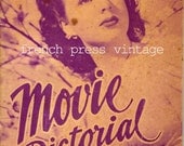 vintage movie pictorial australian magazine / hollywood stars starlets / deanna durbin 1940s FREE SHIP