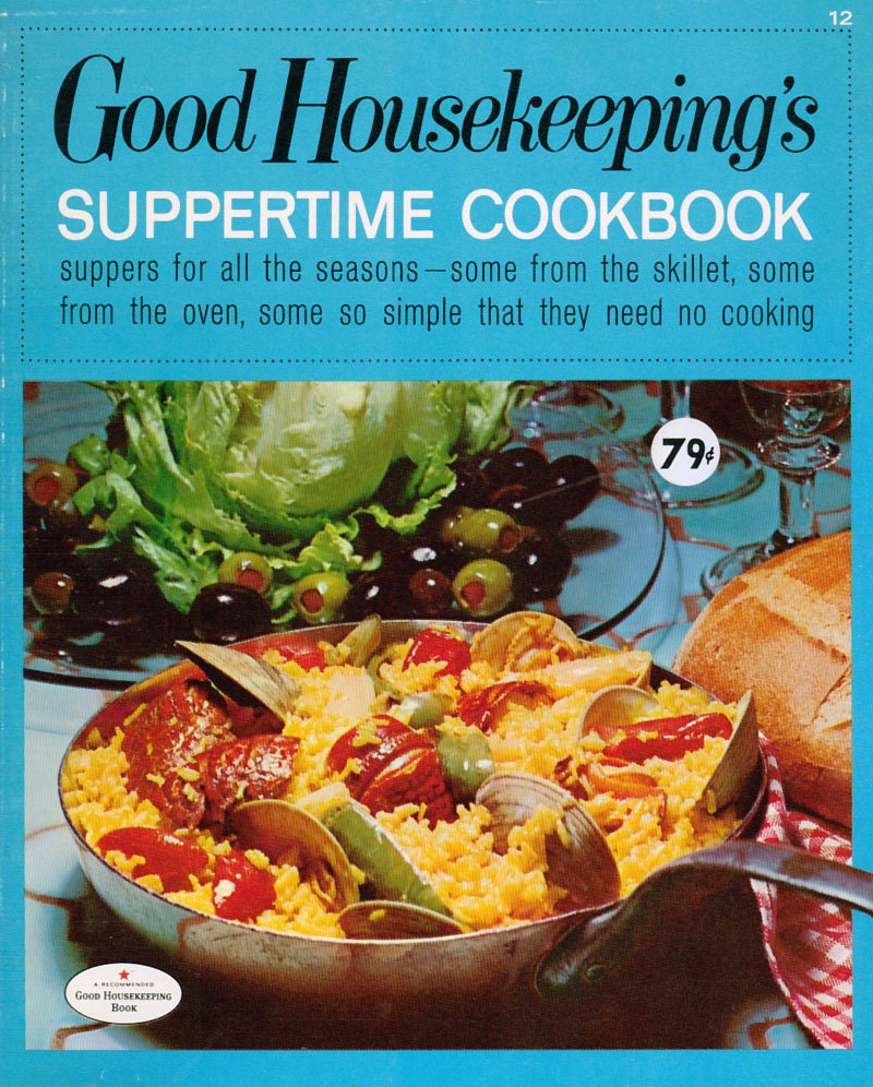 Vintage 1960s Good Housekeeping's SUPPERTIME Cookbook Mid Century Recipe Book