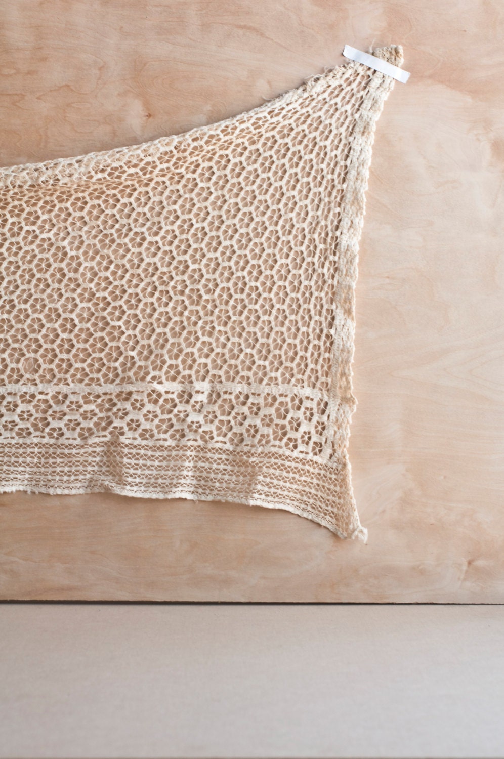 cream tatted runner or window treatment free shipping in the us