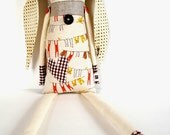Art Doll Plushie Stuffed The Original Handmade Oddling Honey Buns