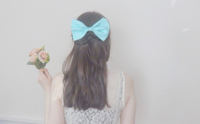 Something Blue Pastel Hair Bow