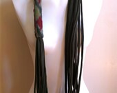 Scarf Necklace- Green & Seminole Scarflace