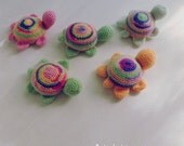 Crochet Pattern amigurumi  turtle toy PDF ebook - easy toy crochet tutorial - Use Scrap Bag for this pattern - pincushion crochet pdf