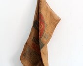 Vintage Gold Medal Burlap Sack