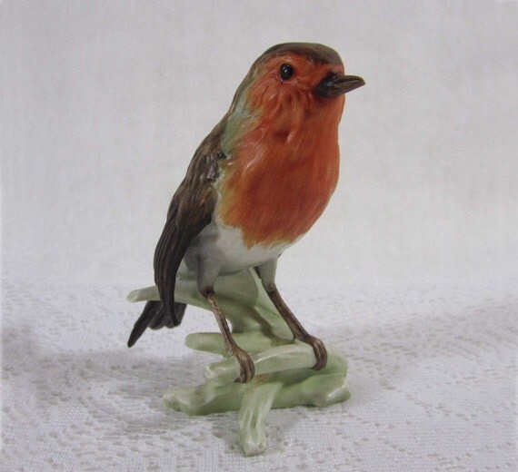 Goebel Robin Figurine CV 100 1968 West Germany by JanesVintageToo