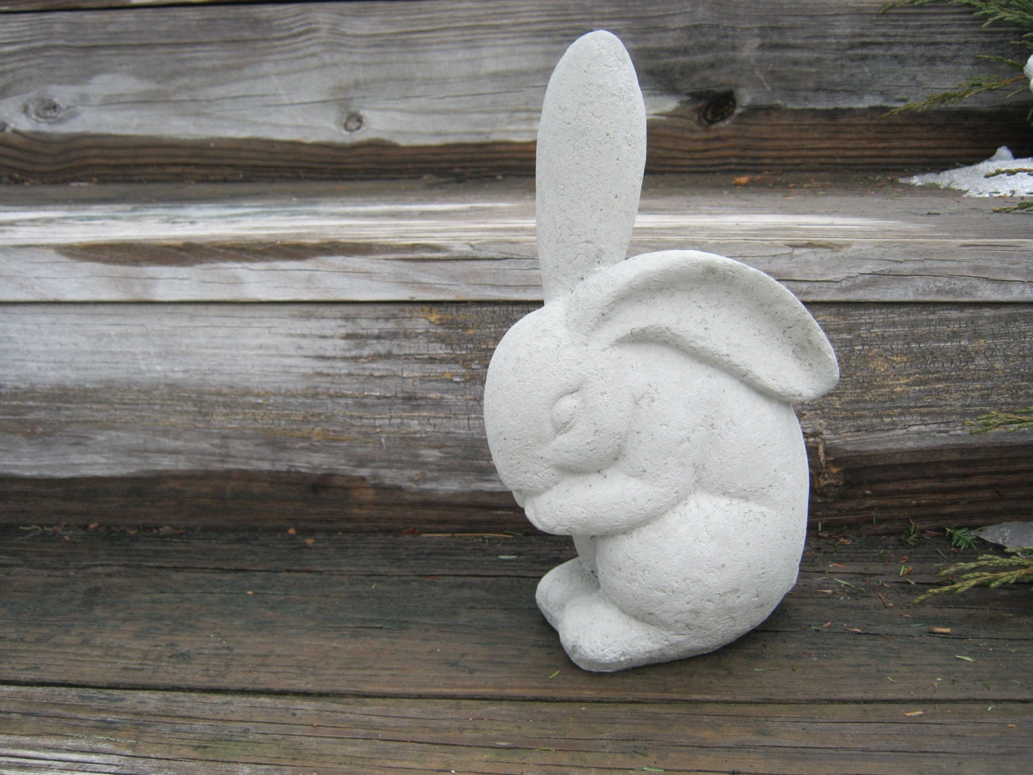 Rabbit Statue Large Concrete Garden Rabbits