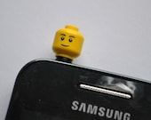 Lego Classic Face Head Dust Plug Earphone Plug Headphone Jack