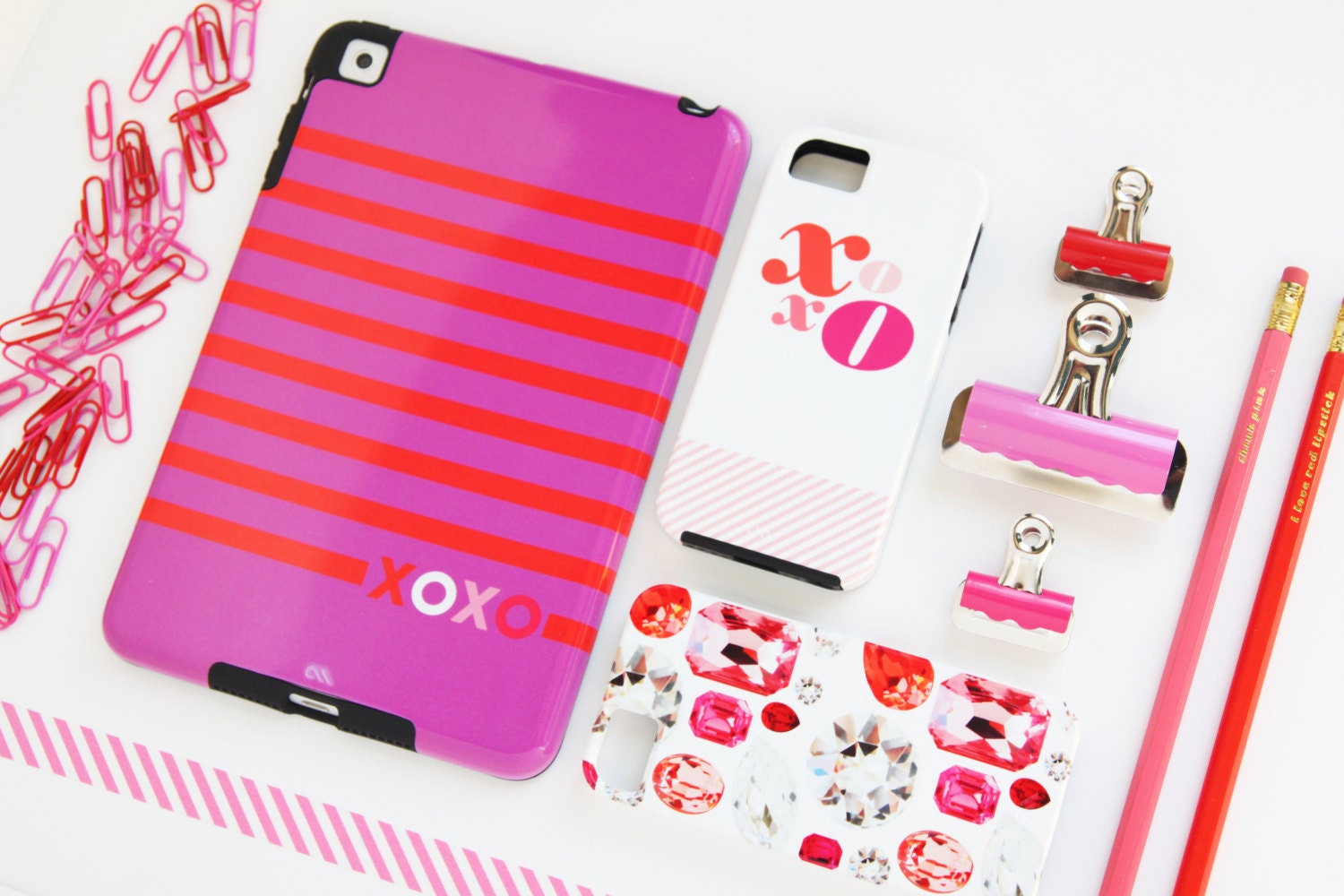 Personalized iPad Case - Simple Stripe Collection - iPad Mini or iPad 2 3 4