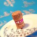 Unique Champagne Cork Wedding Escort Card Holders, Name Card Holders, Up-Cycled Champagne Corks, Custom Colors Table Settings, Set of 10