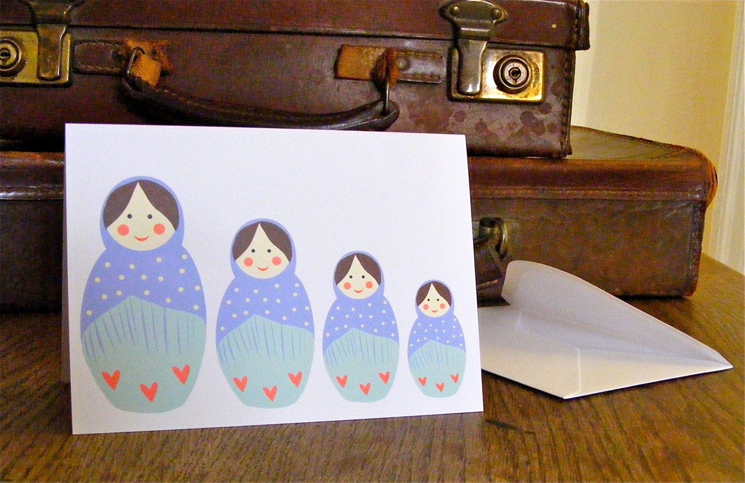 Russian Doll Greeting Card