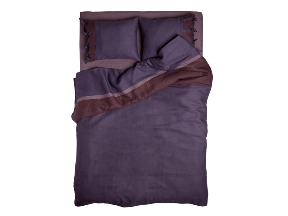 Queen duvet and two pillowcases Linen Bedding by Lovely Home Idea My Purple Provence Dream