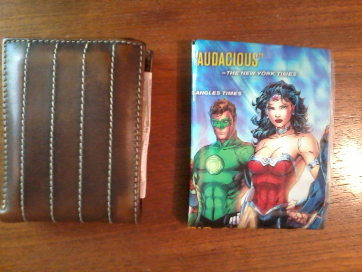 DC "Wonder Woman, Green Lantern, Aquaman" Comic Book Wallet