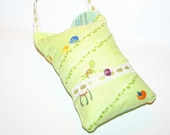 Monkey Tooth Fairy Pillow Homemade Designer Fabric by Jennifer Star