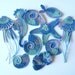 Crochet Sea Motifs, Set of 10, MADE TO ORDER