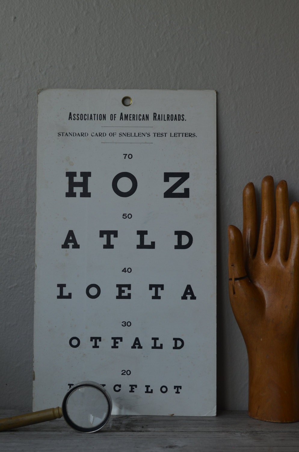 Vintage Eye Chart