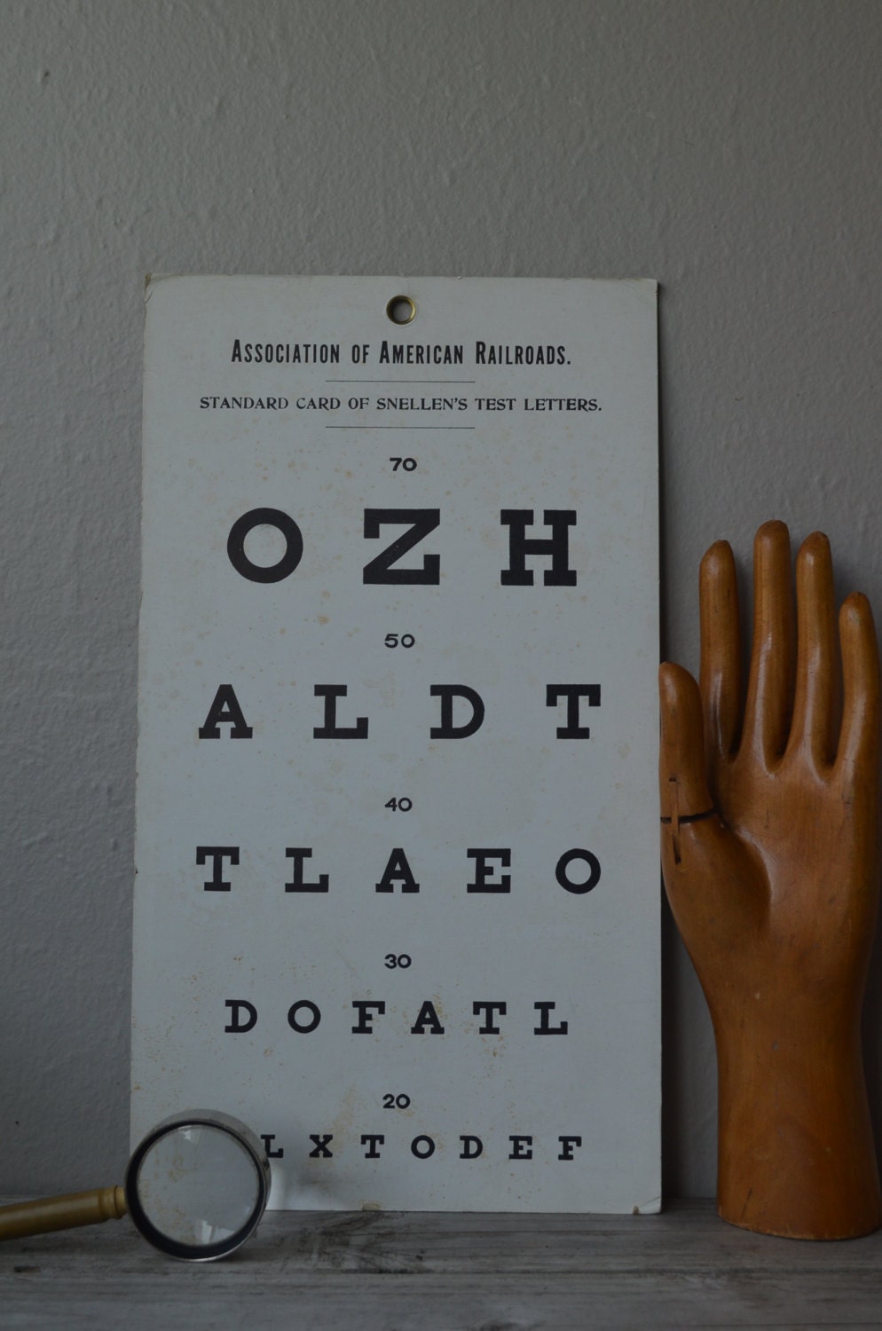 Vintage Eye Chart