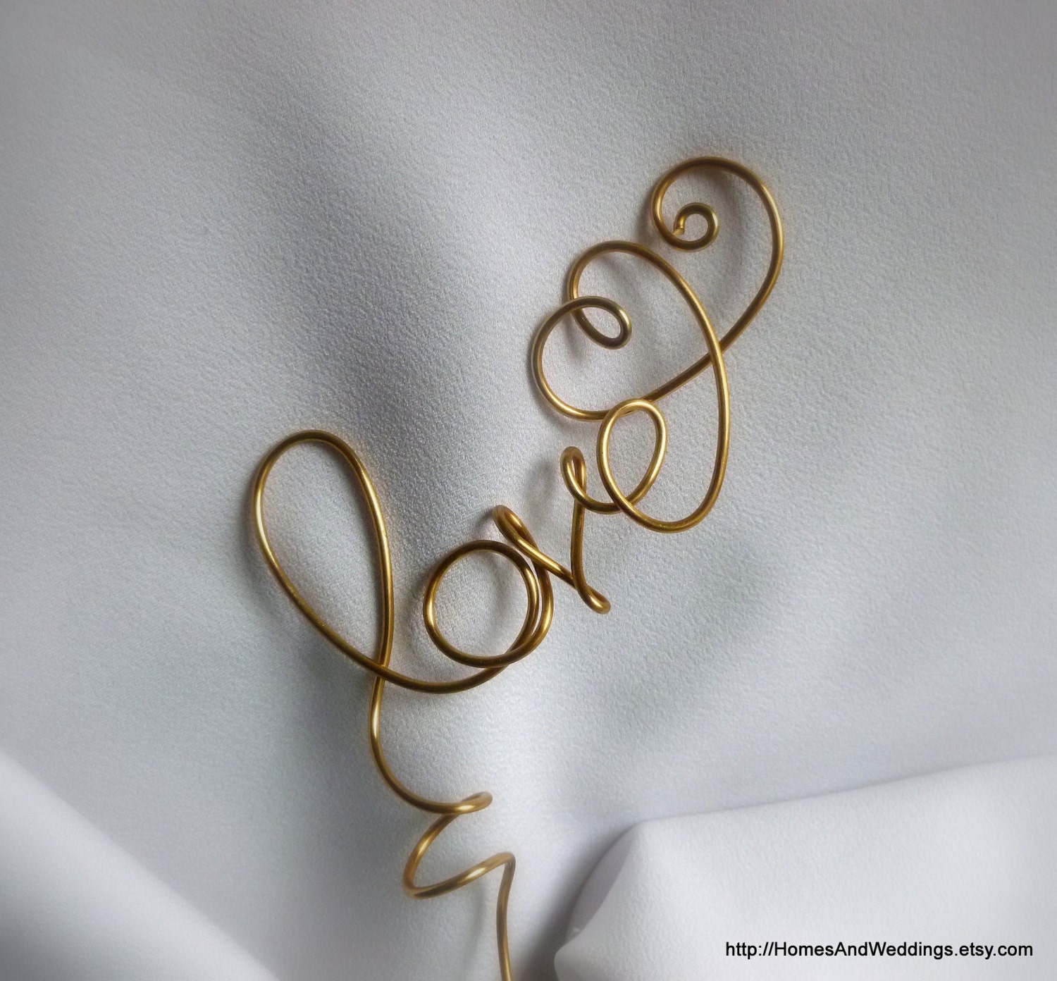 Rustic Cake Topper, Wedding Decor, Love In Custom Colors