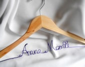 Bridesmaid Favor Ideas, Personalized Hangers, Customized Wedding Favors, Match Wedding Colors