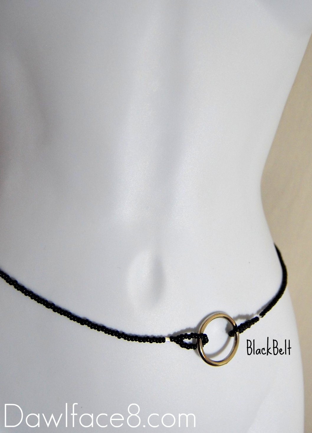 The Black Belt - Custom Fit Belly / Waist Beads