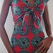 African Print Ankara Short Length High Waisted Skirt