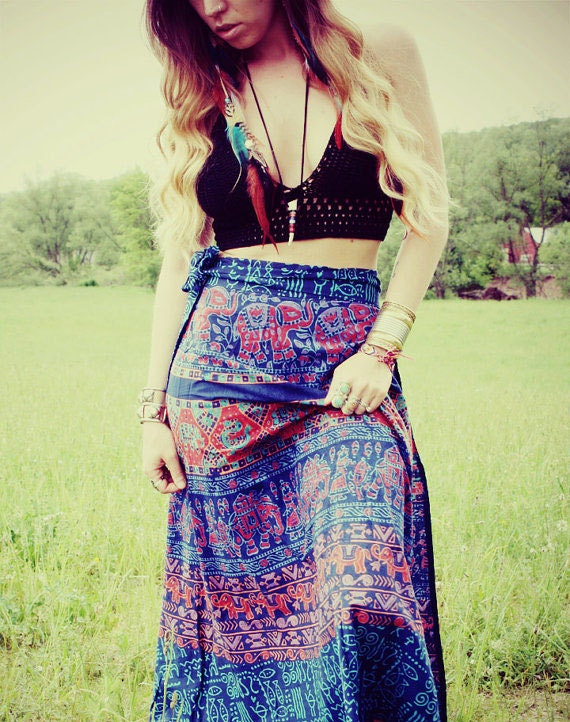 Handmade Wrap Skirt, Fabric Choices,  Hippie, Organic, Sun and Moon, Bohemian Skirt, Cotton, Tapestry, Wrapron, Sundress, Maxi Skirt
