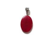 Red Agate Gemstone Pendant Sterling Silver Jewerly