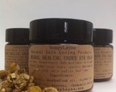 herbal healing under eye balm, skin nourishing oils- 1oz. jar