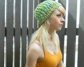 Crochet Slouchy Beanie: The Ugly Hat in Parakeet