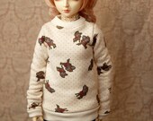 Super Dollfie Ivory Deer Sweater For SD BJD