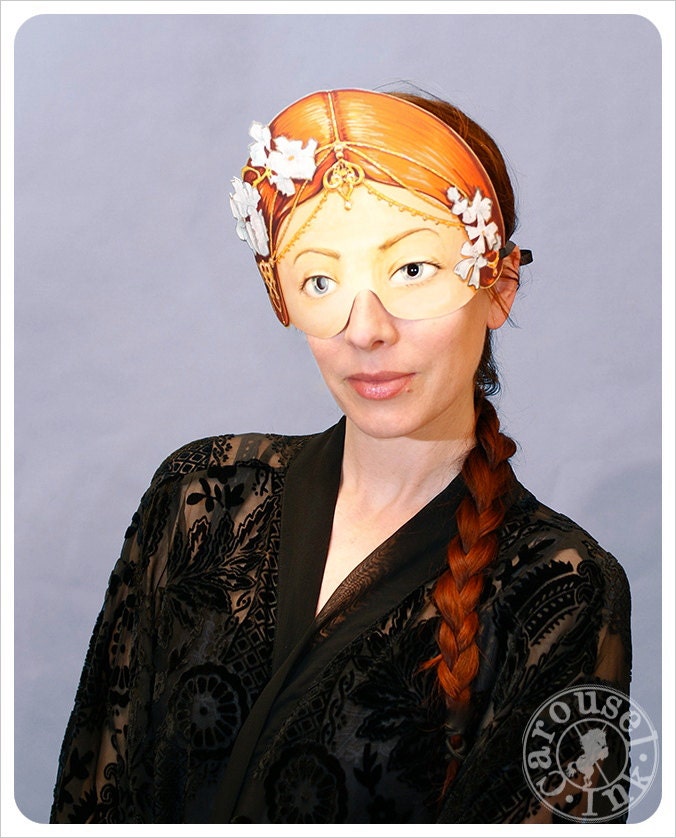 Art Nouveau Mask by Carousel Ink - Victorian Paper MASK