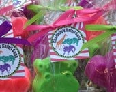ANIMAL SOAP FAVORS (10 Favors) - Jungle Animal Soap, Safari Birthday, Zoo Party, Baby Shower, Safari Birthday, Monkey, Giraffe, Lion