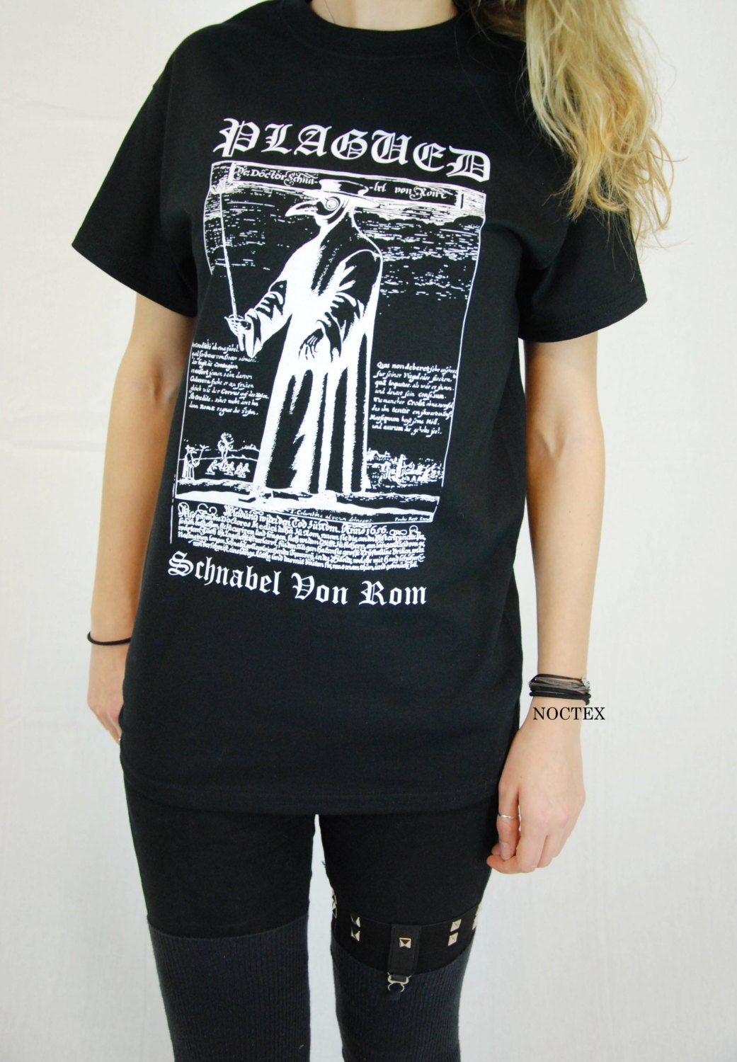 Small - NOCTEX - Unisex Plague Doctor Tshirt