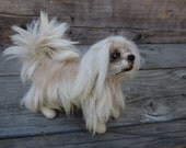 CUSTOM felted pet portrait replica meme poseable fiber sculpture please message before buying/ Made to order