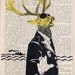 TRAFFIC POLICE  giclee print poster mixed media animal painting illustration drawing