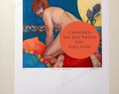 ART PRINT: "Feel Out The Forms" // Signed LIMITED Edition. Male Nude, Gay Art, Homo-Erotic, Pin-up /// from an Orig watercolor illustration