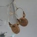 Wine Cork Hoop Earrings