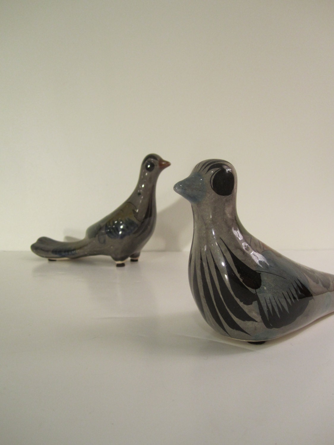 Vintage Modern Tonola Ceramic Birds