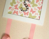 Butterfly Letter Bow Holder