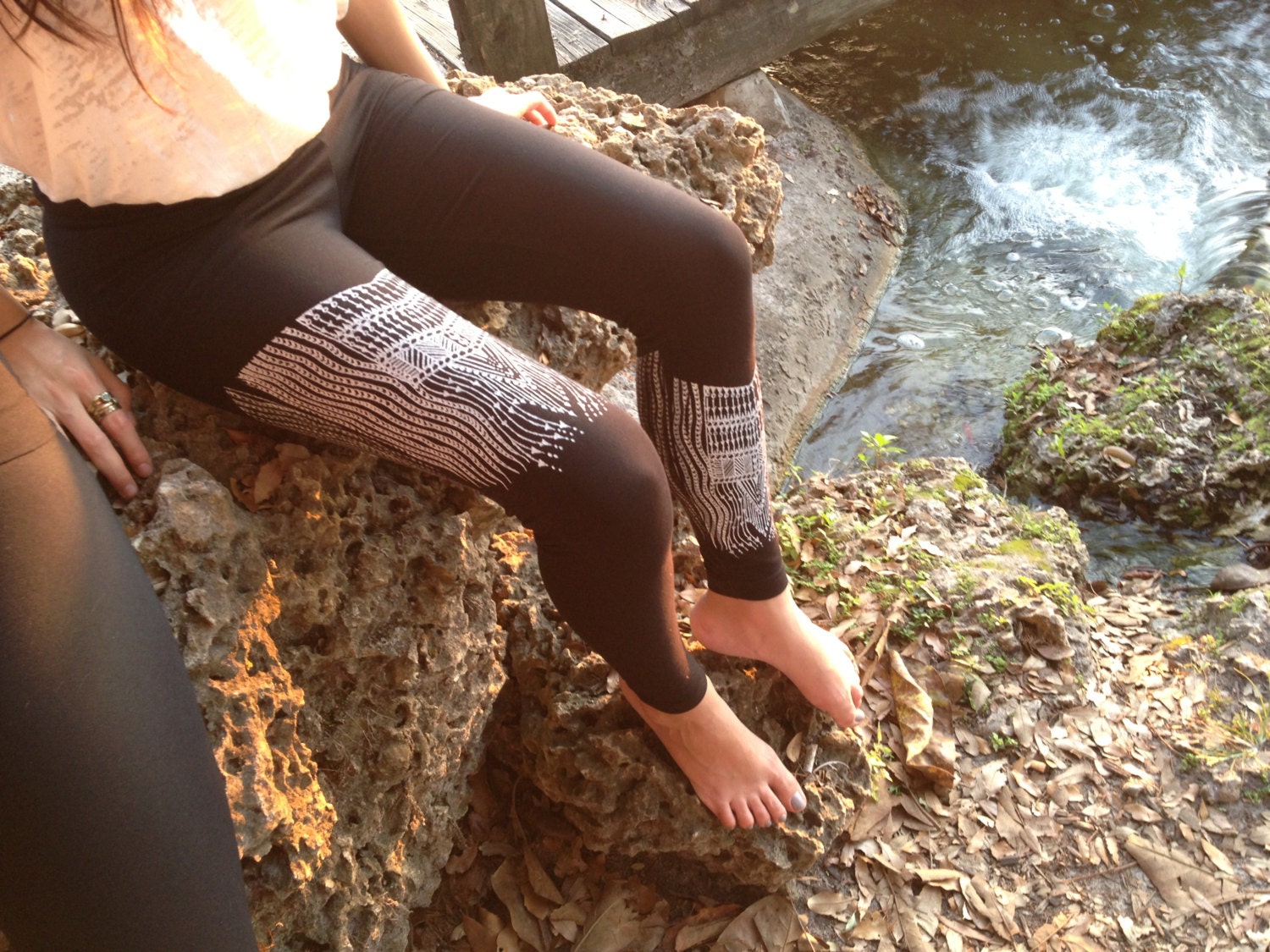 Feathers & Arrows Tribal Leggings
