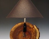Table lamp. Desk lamp. Desert Driftwood. 173. Naturally weathered walnut. Perfectly flawed and FULL of character.