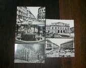 5 Vintage Postcards Scenes of Milano 1930s RPPC