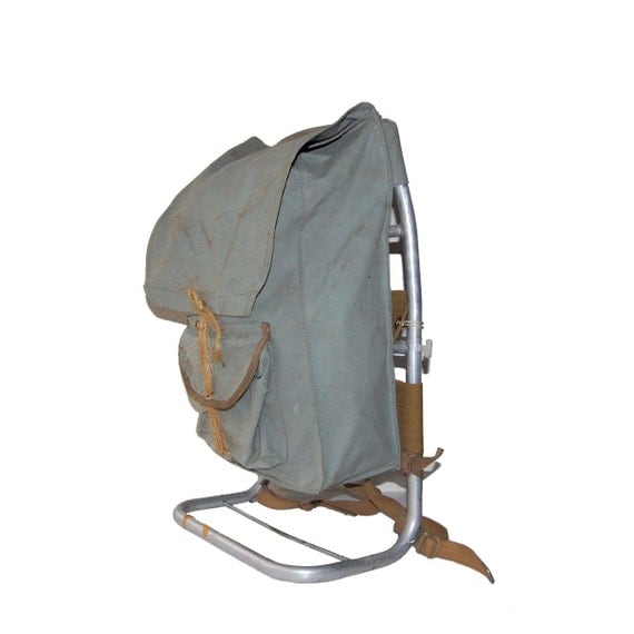 1960s Camp Trails Canvas Hiking Backpack by peterbest on Etsy