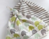 Baby Hats, The Eli Collection, Little Hip Squeaks Organic Knotted Beanies, Ready to Ship, 0-3M Newborn Hats
