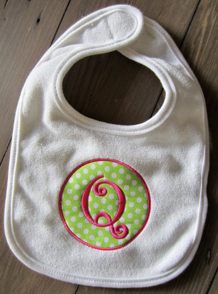 Personalized Circle Patch Bib