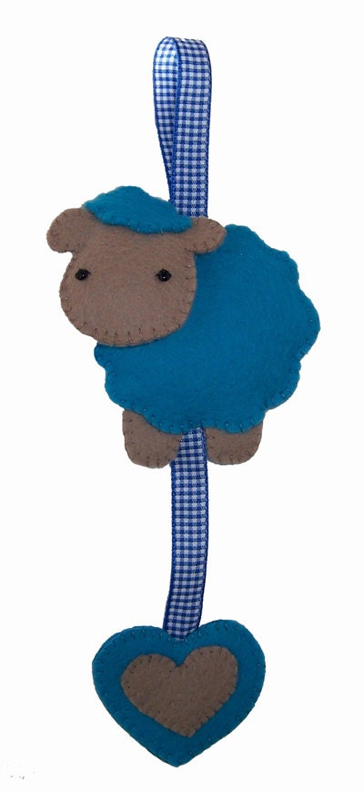 DIY kit handmade felt sheep materials and pattern