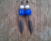 Semi-precious, freshwater pearls, Swarovski crystal earrings, indian summer, young fashion, petite, boho chic, deco