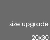 20x30 Size Upgrade Add-On