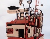 500 Club San Francisco: Screen Print Paper