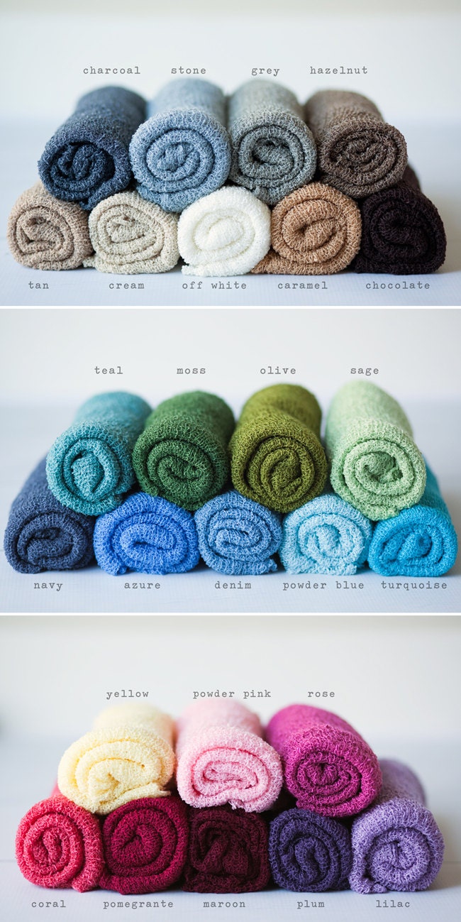 Newborn Stretch Knit Baby Wrap - Photography Prop - In Stock and Ready to Ship
