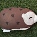 Forest Critters- Sleepy Hedgehog with Monarch Butterfly- Eco Friendly- Woodland Animal